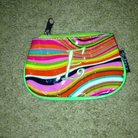 Key chain with letter "E" ID holder