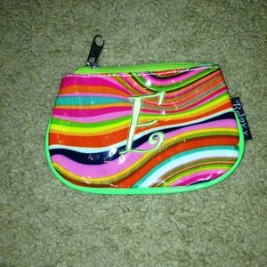 Key chain with letter "E" ID holder