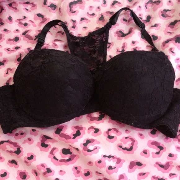 🚫SOLD🚫Black lace racerback bra