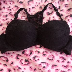 🚫SOLD🚫Black lace racerback bra