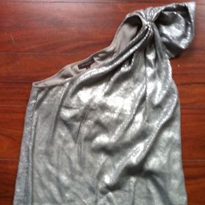 One shoulder sequined top