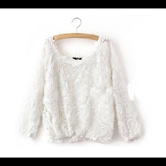 3D Rose Top - American Apparel inspired