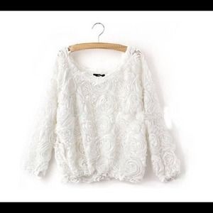 3D Rose Top - American Apparel inspired