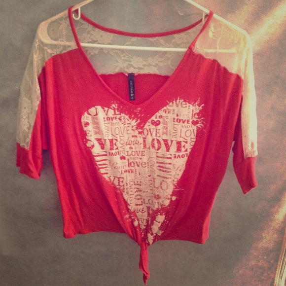 Lacy love shirt