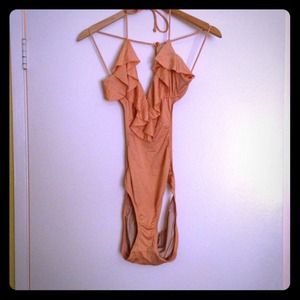 Victoria Secret Peach Colored Bathing Suit