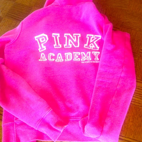 Pink zip up hoodie