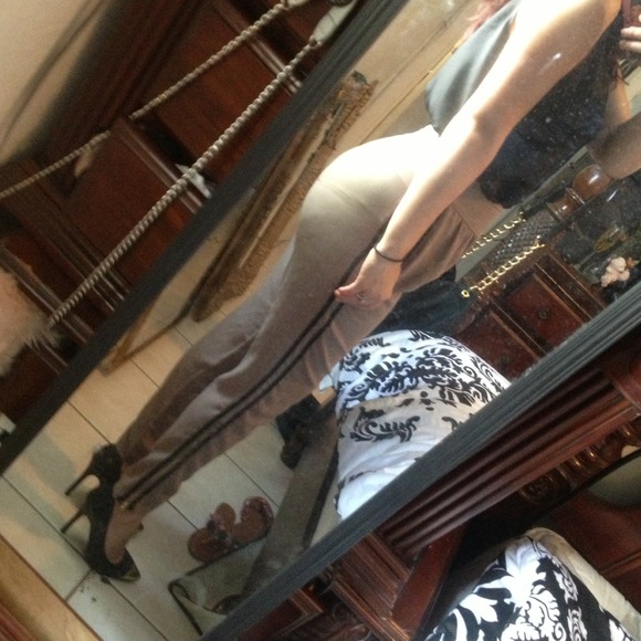 High waisted striped pants - Picture 2 of 4