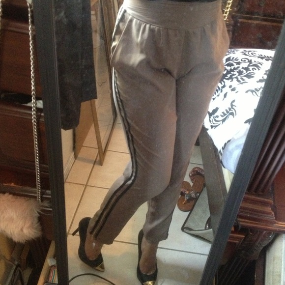 High waisted striped pants - Picture 3 of 4