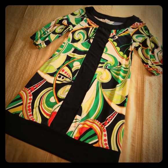 Mod Print Dress