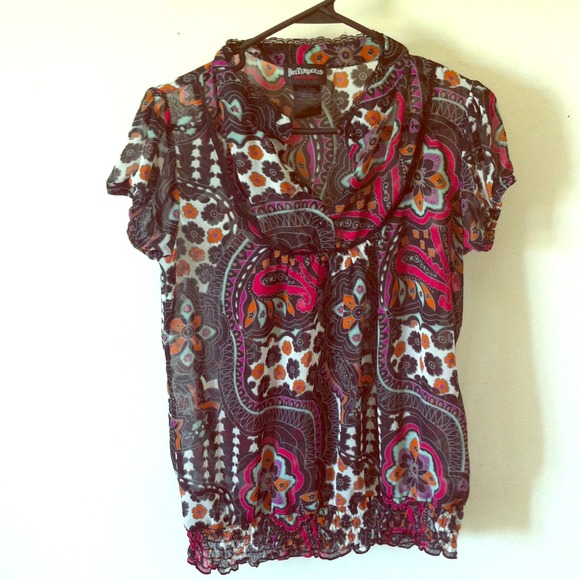 **Reduced**Gorgeous sheer  top by HotTempered