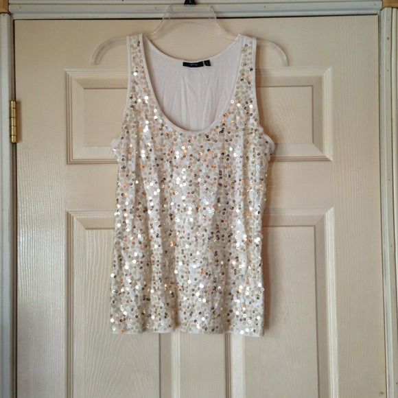 Sequin Tank Top Sz XL