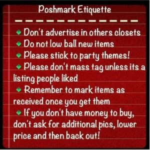Poshmark Etiquette