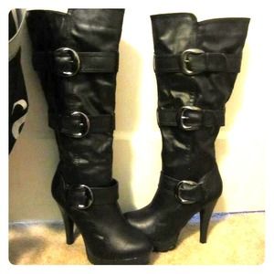 Tall Black Boots