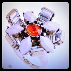 J crew purple geometric bouquet ring