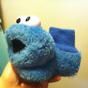 Cookie Monster slippers