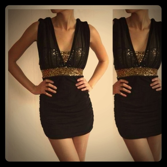 Sexy black dress. SUPER cute!!