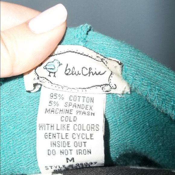 Turquoise Zip-Up Cardi - Picture 2 of 2