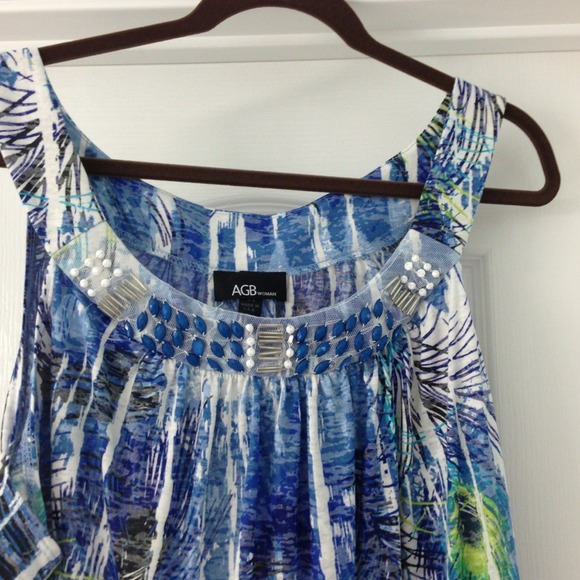 SOLD!!!!  Summer embellished tank