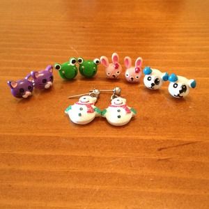 Bundle of 5 earrings