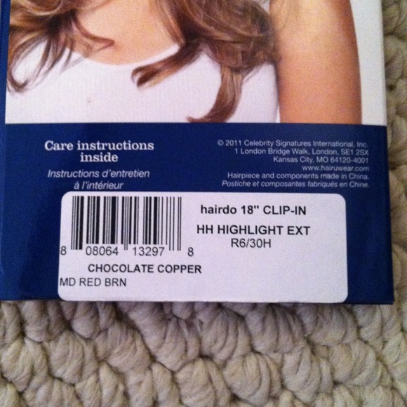 NWT 18" Human Hair | Choc Copper - Picture 2 of 3