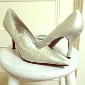 Rampage silver heels