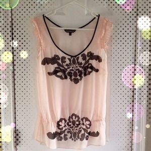 Express, Sheer Nude Top