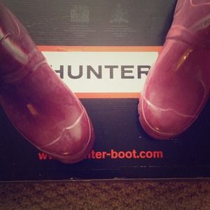 Very Berry Tall Hunter Boots!