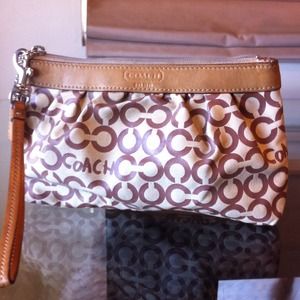 Authentic coach wristlet