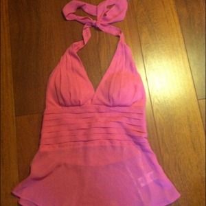 Guess pink padded halter