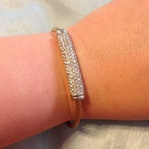 Gold and silver bracelet.