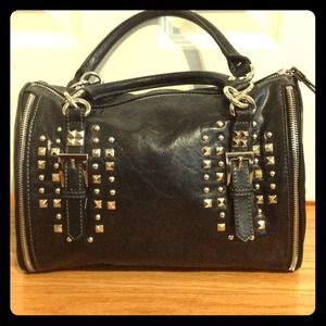 Nine West Black Studded Bag