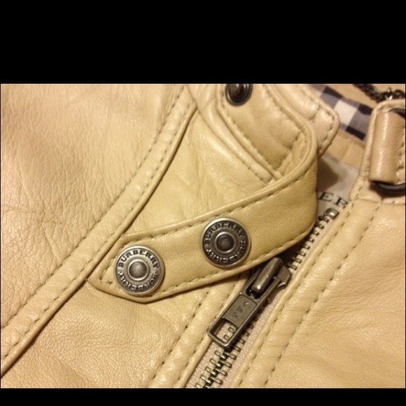 Authentic BURBERRY leather jacket - Picture 3 of 4