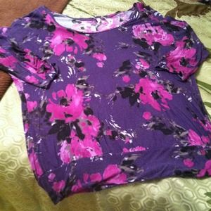 ⏰Reserved Bundle⏰of Purple Top/ Brown Bermuda