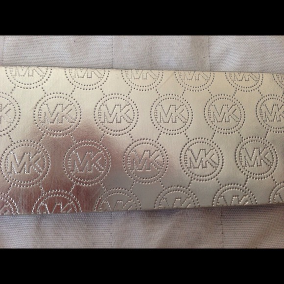 Michael Kors Silver Metallic Belt
