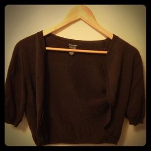 Short sleeve cardigan