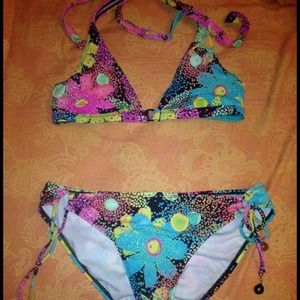 Roxy multi color bikini