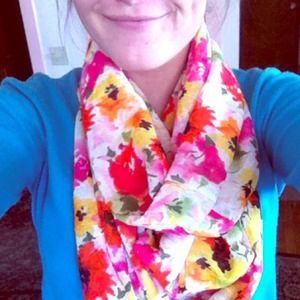 Floral scarf