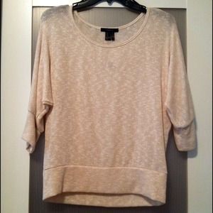 Forever 21 cream/gold shirt