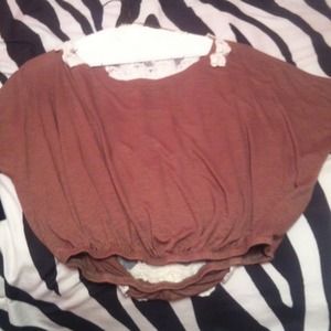 Brown belly shirt