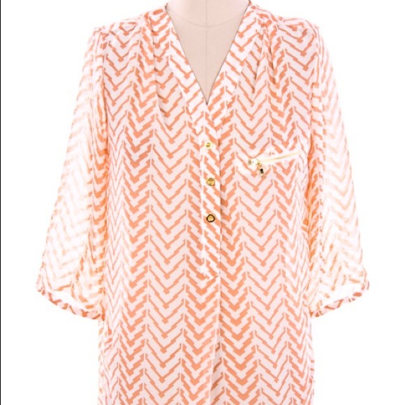 Chiffon Hi Low Blouse *Reduced Price