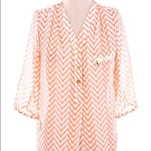 Chiffon Hi Low Blouse *Reduced Price