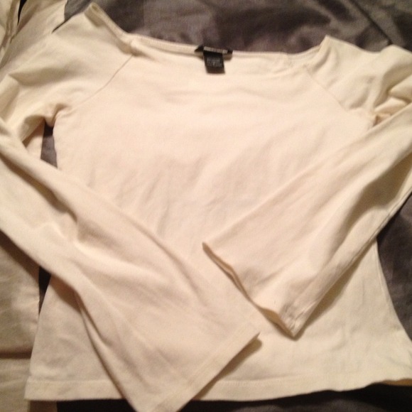 Victoria's Secret Tops - Cream boat neck shirt Victoria's Secret Tops - Cream boat neck shirt