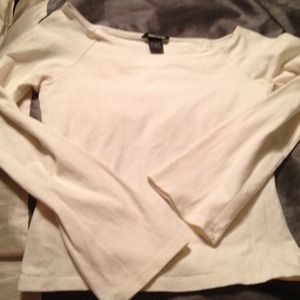 Victoria's Secret Tops - Cream boat neck shirt Victoria's Secret Tops - Cream boat neck shirt