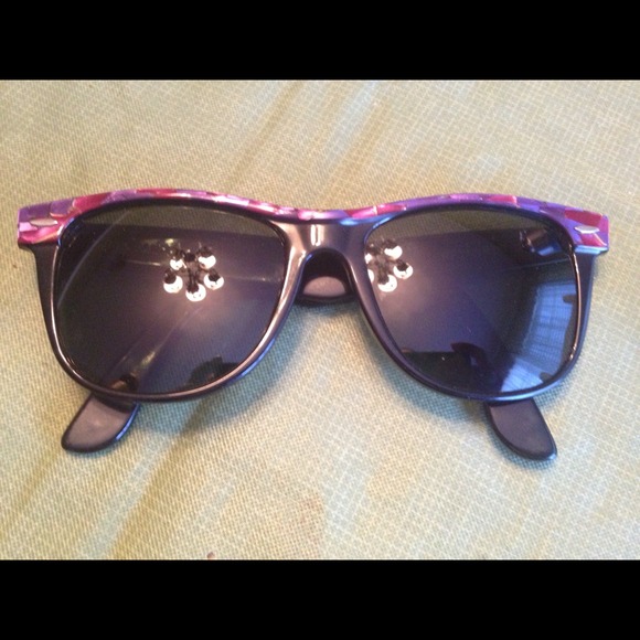 Multi Color Pearlized Ran Ban Sunglasses