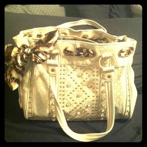 Handbag with scarf