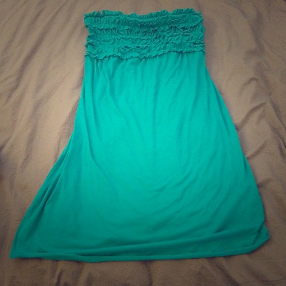 Mint colored sun dress