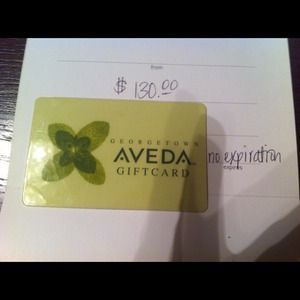 👏SOLD👏Aveda Gift Card $130 value