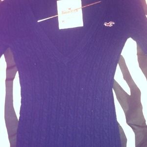 Navy sweater
