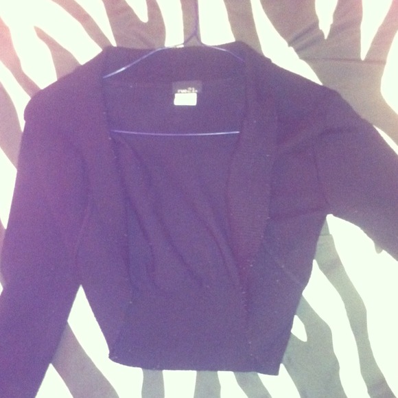 Short black cover up