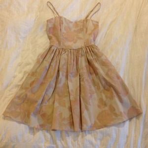 H&M floral sundress with corset